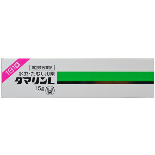 【医薬品の使用期限】 使用期限180日以上の商品を販売しております 商品区分：第二類医薬品 【ダマリン Lの商品詳細】 ●ダマリンLは、水虫薬の使用実態を考えてつくられた1日1回型の水虫・たむし用薬です。 ●製剤技術により、皮膚への付着性を高め、角質へ硝酸ミコナゾールを移行させ、貯留させます。つまり、付いて、浸透して、留まるというクリーム剤です。 【効能 効果】 ・水虫、いんきんたむし、ぜにたむし 【用法 用量】 ・1日1回、適量を患部に塗布して下さい。 【成分】 100g中 硝酸ミコナゾール：1.0g クロタミトン：10.0g リドカイン：2.0g グリチルリチン酸ニガリウム：0.5g 尿素：3.0g 添加物：ステアリン酸ソルビタン、ポリソルベート60、自己乳化型ステアリン酸グリセリン、ステアリルアルコール、セタノール、プロピレングリコール、アジピン酸ジイソプロピル、アクリル酸メチル、アクリル酸-2-エチルヘキシルコポリマー、ポリオキシエチレンノニルフェニルエーテル、BHT、ピロ亜硫酸Na、エデト酸Na、ジメチルポリシロキサン、メチルセルロース 【原産国】 日本 【ブランド】 ダマリン 【発売元、製造元、輸入元又は販売元】 大正製薬 予告なしパッケージが変更される場合がございます。 ご了承ください。 広告文責 株式会社マイドラ 登録販売者：林　叔明 電話: 03-3882-7477