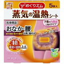 めぐりズム 蒸気の温熱シート 下着の内側面に貼るタイプ(5枚入)【めぐりズム】
