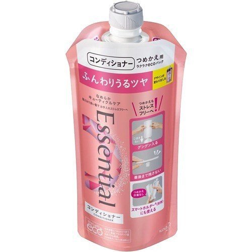 花王 エッセンシャル ふんわりツヤコンディショナー詰替340ml