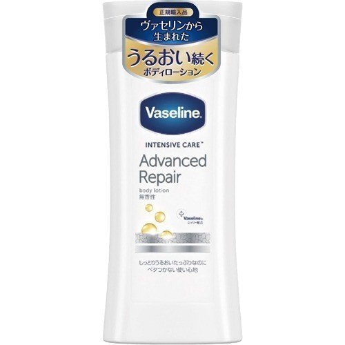 ヴァセリン インセンティブケア アドバンスドリペアボディローション 無香性(200ml) 敏感肌 乾燥肌 ワセリン うるおい かさついた肌 ベタつかない 首 腕 脚 全身 ボディローション 大容量 正規輸入品