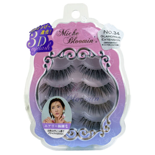 ミッシュブルーミン No.34 グラマラスエクステンション 4ペア Miche Blomin' つけまつげ 3Dアイラッシュ