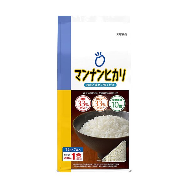 マンナンヒカリ スティックタイプ(525g(75g*7袋入)) 大塚食品 こんにゃくごはん