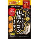 【しじみの入った牡蠣ウコン+オルニチンの商品詳細】●ウコン、牡蠣、しじみにオルニチンをプラス●大地の恵みを含んだ「ウコン」と大海の恵みを含んだ「牡蠣」「しじみ」。3種の成分に加え、1日当たりしじみ約150コ分のオルニチンを配合した、楽しい大人の時間と健やかな日々を応援するサプリメント●飲みやすい小粒タイプです。●たっぷり大入りタイプで、健康習慣に！【召し上がり方】食品として水などでお飲みください。※のどに詰まらせないようご注意ください。【品名・名称】牡蠣エキス・ウコンエキス・しじみエキス含有食品【しじみの入った牡蠣ウコン+オルニチンの原材料】砂糖(国内製造)、粉糖(グラニュー糖、デキストリン)、牡蠣工キス(牡蠣抽出物、デキストリン)、ウコンエキス、でん粉、L-オルニチン塩酸塩、小麦フスマ、しじみエキス、水飴、食用油脂/貝Са、増粘剤(アラビアガム)、グリセリン、タルク、着色料(カカオ、ベニコウジ)、シェラック、カルナウバロウ【栄養成分】4粒(1.2g)当たりエネルギー：4kcal、たんぱく質：0.17g、脂質：0.02g、炭水化物：0.86g、食塩相当量：0.008g【アレルギー物質】小麦【保存方法】高温多湿、直射日光を避け保管してください。【注意事項】・妊娠・授乳中、小児は摂取しないでください。・薬を服用・通院中は医師にご相談ください。・大量摂取はお避けください。・1日の摂取目安量を守ってください。・体質や体調により合わない場合は摂取を中止してください。・チャックをしっかり閉めて、常温で保管してください。(粒がヒビ割れたり、白くなることがあります。)・開封後はお早めにお飲みください。・乳幼児の手の届かない所に保管してください。【原産国】日本【ブランド】しじみの入った牡蠣ウコン【発売元、製造元、輸入元又は販売元】井藤漢方製薬リニューアルに伴い、パッケージ・内容等予告なく変更する場合がございます。予めご了承ください。(蜆の入った カキウコン 牡蛎ウコン)井藤漢方製薬577-0012 大阪府東大阪市長田東2-4-106-6743-3033広告文責株式会社マイドラ登録販売者：林　叔明電話番号：03-3882-7477※パッケージデザイン等、予告なく変更されることがあります。ご了承ください。