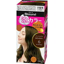 【医薬部外品】花王(kao) ブローネ泡カラー 6 ダークブラウン(1個) ヘアカラー 泡タイプ 白髪染め 全体染め用 染髪剤