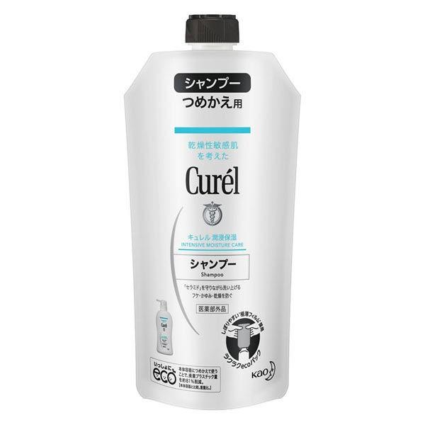 【医薬部外品】花王 キュレル シャンプー つめかえ用 (340mL) 詰め替え用 弱酸性 無香料 無着色シャンプー