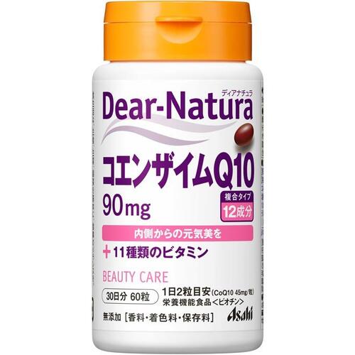 ディアナチュラ コエンザイムQ10＋11種類のビタミン 60粒 ASAHI ビタミンC ヒアルロン酸 肌 1