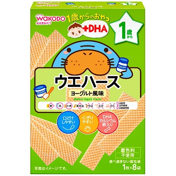 1歳からのおやつ +DHA ウェハース ヨ