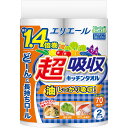 【エリエール 超吸収キッチンタオル 70カットの商品詳細】 ●濡れても破れにくい ●水も油もしっかり吸収 ●電子レンジにも使用可能 ●パルプ100％ 【エリエール 超吸収キッチンタオル 70カットの原材料】 パルプ100％ 【注意事項】 ・つまり防止のために、流しやトイレに流さないでください。 ・電子レンジではレンジ機能のみを使用してください。オーブン機能などでは燃える場合があります。 ・蛍光染料は使用しておりません。 ・可燃物です。火のそばに置かないでください。 ・熱した油などをふき取った際には、十分にさました上でゴミとして捨ててください。 【原産国】 日本 【ブランド】 エリエール 【発売元、製造元、輸入元又は販売元】 大王製紙 ※説明文は単品の内容です。 リニューアルに伴い、パッケージ・内容等予告なく変更する場合がございます。予めご了承ください。 【用途】 ・水切り、油切り、汚れ拭きに ・単品JAN：4902011724011 大王製紙 102-0071 東京都千代田区富士見2丁目10番2号 飯田橋グラン・ブルーム(24階) 0120-205-205 広告文責 株式会社マイドラ 登録販売者：林　叔明 電話番号：03-3882-7477 ※パッケージデザイン等、予告なく変更されることがあります。ご了承ください。