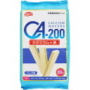 【商品の特長】 　カルシウムは骨や歯の形成に必要な栄養素です。CA-200は1枚で 牛乳約1本分のカルシウム200mgがとれ、さらにマグネシウム、ビタミンD を配合しております。カルシウムの不足しがちな方々に、毎日手軽に おいしくお召し上がりいただけます。 【原材料名】 小麦粉、植物油脂、ブドウ糖、ドロマイト、砂糖、脱脂粉乳、麦芽糖、上新粉、 食塩、ショートニング、卵殻Ca、乳化剤、香料、膨張剤、ビタミンD 【栄養成分】 1枚(標準5.8g)あたり エネルギー：27Kcal たんぱく質0.3g、脂質1.3g、糖質3.4g、ナトリウム7mg、カルシウム200mg マグネシウム50mg、ビタミンD0.84μg 【発売先】 　ハマダコンフェクト 広告文責 株式会社マイドラ 登録販売者：林　叔明 電話番号：03-3882-7477 ※パッケージデザイン等、予告なく変更されることがあります。ご了承ください。