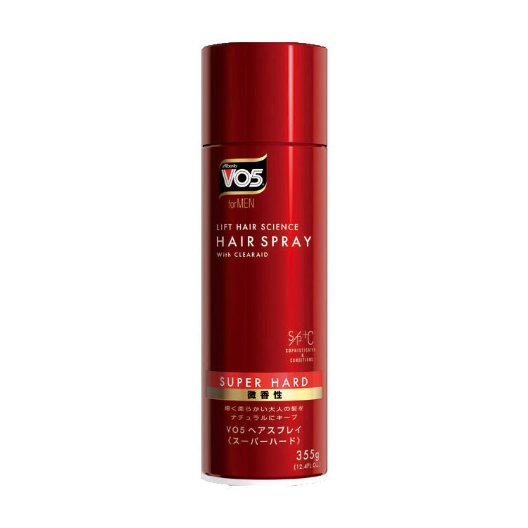 VO5 forMEN ヘアスプレイ(スーパーハード)微香性(355g) スタイリング剤 超微粒子の霧