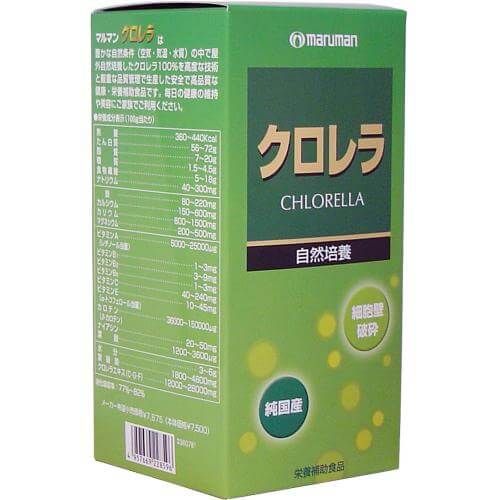 クロレラ(1200粒) 天然培養 バランス栄養食品 クロレラ たんぱく質 ビタミン ミネラル 葉緑素 栄養補助食品 健康 サプリ サプリメント