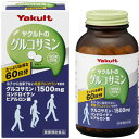 【ヤクルト グルコサミンの商品詳細】 ●エビ・カニ由来ではないグルコサミンを使用しておりますので、アレルギーの方も安心です。 ●1日当たり、グルコサミン1500mg、コンドロイチン40mg、ヒアルロン酸0.5mg配合 ●540粒です。 【召し上がり方】 ・栄養補助食品として、1日あたり9粒を目安に、水等でお召し上がり下さい。 【ヤクルト グルコサミンの原材料】 還元パラチノース、デキストリン、鮫軟骨抽出物、グルコサミン、セルロース、ステアリン酸Ca、ヒアルロン酸 【栄養成分】 (9粒あたり) 熱量・・・9kcaL たんぱく質・・・0.62g 脂質・・・0.03g 炭水化物・・・1.6g ナトリウム・・・4.5mg グルコサミン・・・1500mg コンドロイチン・・・40mg ヒアルロン酸・・・0.50mg 【注意事項】 ・開封後はお早めにお召し上がり下さい。 ・色調等が異なる場合がありますが、品質には問題ありません。 ・妊娠、授乳中の方および薬剤を処方されている方は、念のため医師にご相談下さい。 ・体質によりまれに身体に合わない場合があります。その場合は使用を中止して下さい。 ・乳幼児の手の届かない所に保管して下さい。 ・食べすぎあるいは体質・体調により、おなかがゆるくなる場合があります。 【原産国】 日本 【ブランド】 ヤクルト 【発売元、製造元、輸入元又は販売元】 ヤクルトヘルスフーズ リニューアルに伴い、パッケージ・内容等予告なく変更する場合がございます。予めご了承ください。 ヤクルトヘルスフーズ 872-1105 大分県豊後高田市西真玉3499-5 0120-929-214 広告文責 株式会社マイドラ 登録販売者：林　叔明 電話番号：03-3882-7477 ※パッケージデザイン等、予告なく変更されることがあります。ご了承ください。