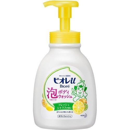ビオレu 泡で出てくるボディウォッシュ シトラス ポンプ(600ml) 花王 石けん ボディソープ