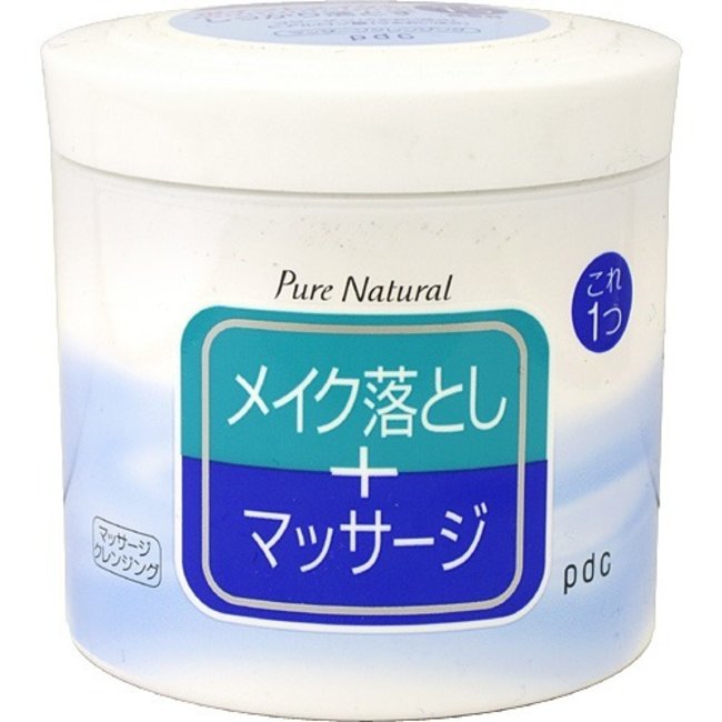 【ピュア ナチュラル マッサージクレンジング Nの商品詳細】 ●メイク落としとマッサージがこれ1つで完了、肌への負担が少ないクリームタイプのクレンジング 【使用方法】 水気を払った手に適量(さくらんぼ大)をとり、お顔全体をやさしくマッサージするようにのばしてメイクとなじませたあと、水かぬるま湯で十分に洗い流してください。その後洗顔料をご使用ください。 【成分】 ミネラルオイル、水、DPG、イソステアリン酸イソプロピル、ベヘニルアルコール、ステアリン酸PEG-25、ステアリン酸ソルビタン、トリエチルヘキサノイン、水添ポリイソブテン、水溶性コラーゲン、加水分解コラーゲン、ヒアルロン酸Na、加水分解ヒアルロン酸、ローヤルゼリーエキス、メドウフォーム油、メドウフォームエストリド、スクワラン、セラミド2、シクロヘキサン-1、4-ジカルボン酸ビスエトキシジグリコール、ダイズステロール、水添レシチン、ヒドロキシエチルウレア、BG、ヤシ油、ステアリン酸、イソステアリン酸PEG-20グリセリル、デシルグルコシド、カルボマー、水酸化K、トコフェロール、フェノキシエタノール、メチルパラベン、プロピルパラベン 【注意事項】 ・傷や湿疹等、異常のある部位には使用しないでください ・使用中、赤み、はれ、かゆみ、刺激等の異常が出たら使用を中止し、皮フ科専門医等に相談してください 【原産国】 日本 【ブランド】 ピュアナチュラル(pdc) 【発売元、製造元、輸入元又は販売元】 pdc 広告文責 株式会社マイドラ 登録販売者：林　叔明 電話番号：03-3882-7477 ※パッケージデザイン等、予告なく変更されることがあります。ご了承ください。