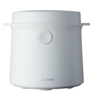LOCABO 糖質カット炊飯器 (糖質カット炊き2合まで 通常炊き5合まで) JM-C20E-W