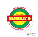 【レア物! 数量限定】ハワイ ステッカー BUBBA'SKAUAI HAWAII【ハワイアン雑貨】【ハワイ雑貨】サーフボード スノーボード ステッカー 送料無料