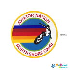 【1点もの！数限定】NORTH SHORE OAHU サーファー レインボー ステッカーハワイ ステッカー【ハワイアン雑貨】【ハワイ雑貨】サーフボード　スノーボード ステッカー 送料無料