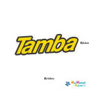 【レア物! 数量限定】 ハワイ ステッカー サーフブランド Tamba カウアイ (イエロー・ブラック)ロゴステッカー ハワイ サーフステッカー【ハワイアン雑貨...