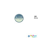 【レア物! 数量限定】 ALOHA EXCHANGE ロゴステッカー 小 ブルー アイボリー ハワイ サーフステッカー【ハワイアン雑貨】【ハワイ雑貨】サーフボー...