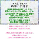 快気祝い米 農薬無使用米 4kg／送料無料 新潟米 コシヒカリ 新潟コシヒカリ のし 名入れ 高級米 快気祝い 快気内祝い お見舞い 入院見舞い お礼 お米 米 人気 アイガモ米 3