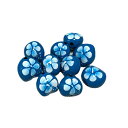 New 新入荷 キャドルドルナッツ ククイ パイナップル 【0260】10個セット(10個入)ブルー ホワイト くくい くくいなっつ ブラック ハワイアンリボン...