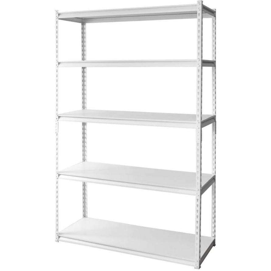 PORCOスチールラック幅120cm5段STRー1200幅約120cm×奥行約46cm×高さ約183cm