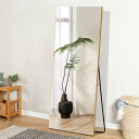 johnlife 割れない鏡 スタンドミラー 全身鏡 姿見鏡 壁掛け 2Way フィルムミラー 幅60cm 大型 直角 軽量 おしゃれ ウォールミラー 地震対策 日本製のHDフィルム