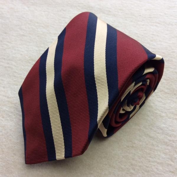 アメリカ製 送料無料 BENTLEY CRAVATS【ベントレー クラバッツ】レジメン バーグ ベージュ 109 ネクタイ メンズ(男性用)【smtb-m】