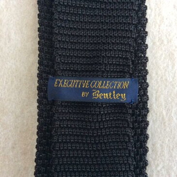 イタリア製 送料無料 BENTLEY CRAVATS【ベントレー クラバッツ】 ニットタイ ブラック 202 ネクタイ メンズ(男性用)【smtb-m】