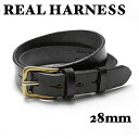 イギリス製 送料無料　REAL HARNESS【リアルハーネス】BELT-2.8 幅2.8cm 「細い」レザーベルト メンズ(男性用)　【smtb-m】