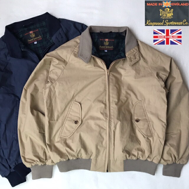 ※代引き不可 ★セール★ 送料無料 KINGSWOOD【キングスウッド】 COTTON HARRINGTON JACKET コットン ハリントン ジャケット スウィングトップ メンズ(男性用)【smtb-m】