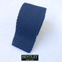 イタリア製 送料無料 BENTLEY CRAVATS【ベントレー クラバッツ】SPECIAL KNIT TIE ニットタイ NVY ネクタイ メンズ(男性用)【smtb-m】