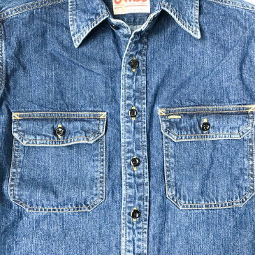送料無料 CAMCO【カムコ】WASHED DENIM L/S 長袖 ウォッシュド デニム シャツ メンズ(男性用)【smtb-m】