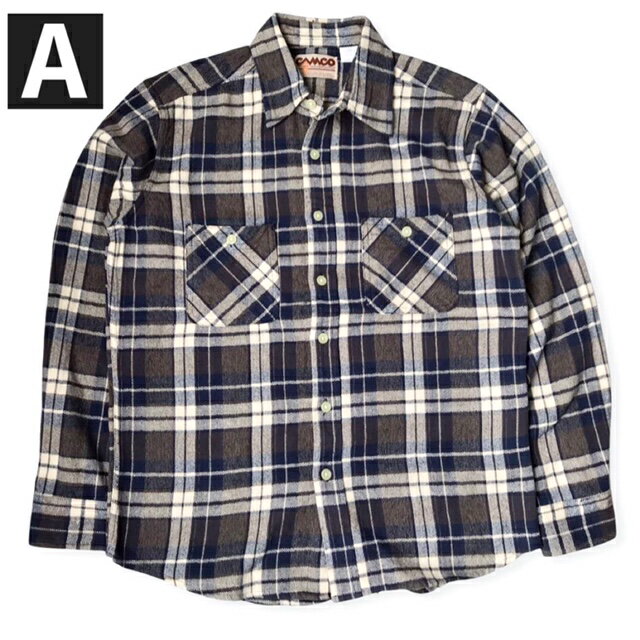 送料無料 CAMCO【カムコ】2 LT.FLANNEL L/S 長袖 ライトフランネル ワークシャツ メンズ(男性用)【smtb-m】