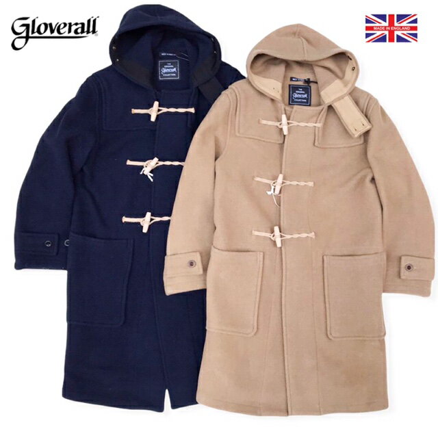 イギリス製 送料無料 GLOVERALL MONTY DUFFLE ダッフルコート モンティ メンズ(男性用)