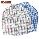 送料無料 CAMCO【カムコ】2 PLAID WORK L/S 長袖 コットンチェック ワークシャツ メンズ(男性用)【smtb-m】