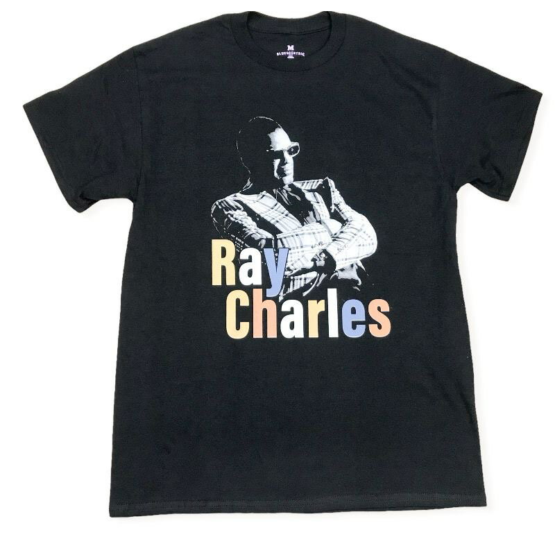 送料無料 BLUES CENTRICP-TEE RAY CHARLES STEREO プリントTシャツ レイチャールズ メンズ(男性用)