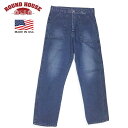 アメリカ製 送料無料 ROUND HOUSE017 BAKER PANTS WASHED ウォッシュドベーカーパンツ メンズ(男性用) 