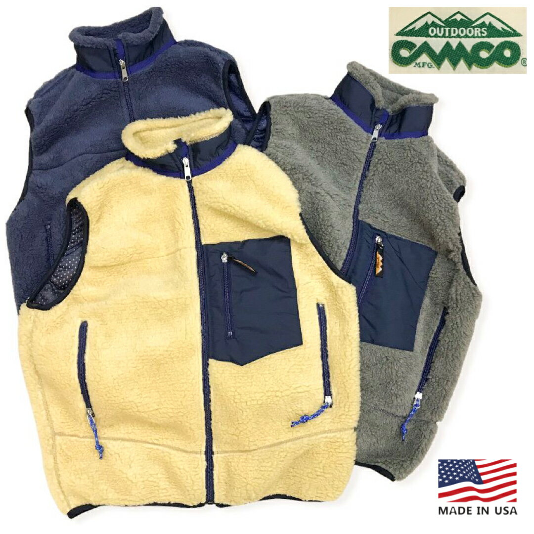 アメリカ製 送料無料 CAMCO【カムコ】FLEECE VEST フリース ベスト メンズ(男性用)【smtb-m】
ITEMPRICE