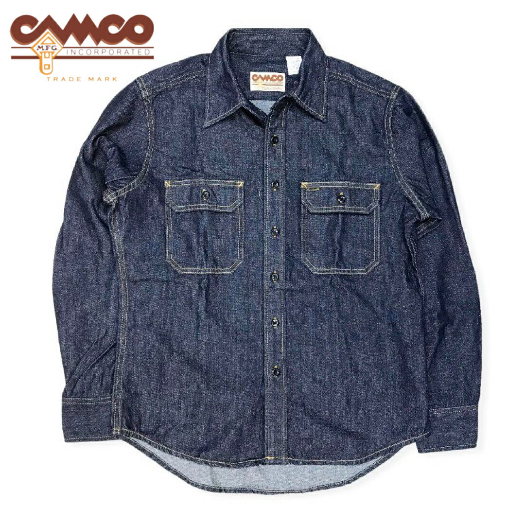 送料無料 CAMCO【カムコ】DENIM L/S 長袖 デニム シャツ メンズ(男性用)【smtb-m】