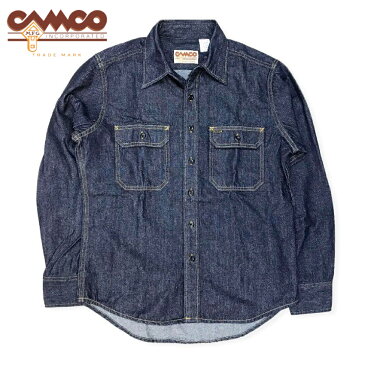 送料無料 CAMCO【カムコ】DENIM L/S 長袖 デニム シャツ メンズ(男性用)【smtb-m】