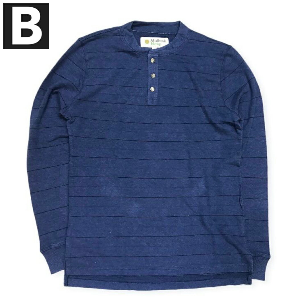 送料無料 MOLLUSK【モラスク】HENLY ヘンリーネック 長袖 スウェット スエット メンズ(男性用)【smtb-m】