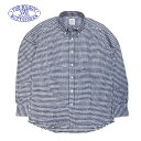 楽天インポートショップ　メイン送料無料 BAGGY【バギー】GINGHAM 2 OX B.D L/S 長袖 オックスギンガムチェック 大きいサイズ 対応 メンズ（男性用）【smtb-m】