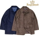 送料無料 KINGSWOOD【キングスウッド】TWEED CAR COAT ウール ツイード カーコート メンズ(男性用)【smtb-m】