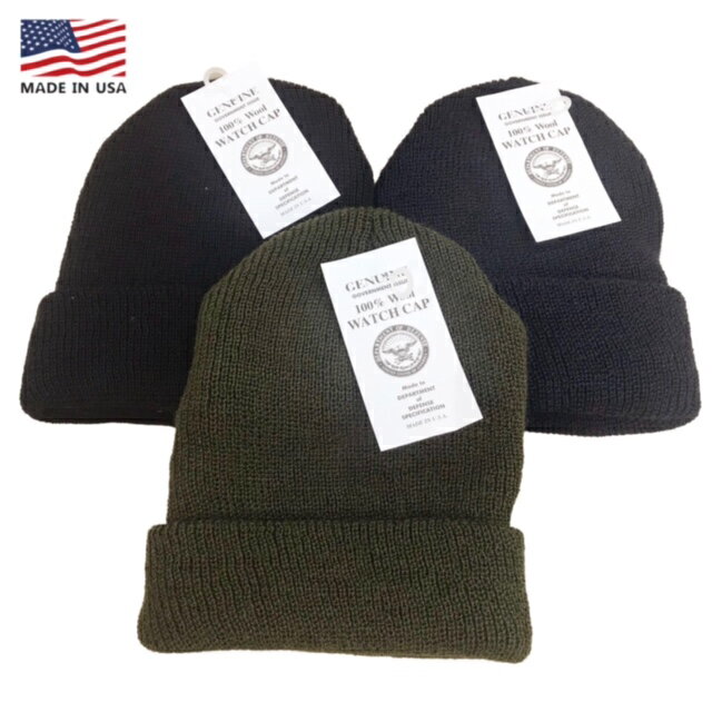 アメリカ製 BRONER61-39X WATCH CAP WOOL ウールワッチキャップ ニットキャップ 帽子 フリーサイズ メンズ レディース (男女兼用)