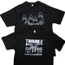 送料無料 TROUBLE COFFEE P-TEE 半袖 プリントTシャツ メンズ(男性用) 