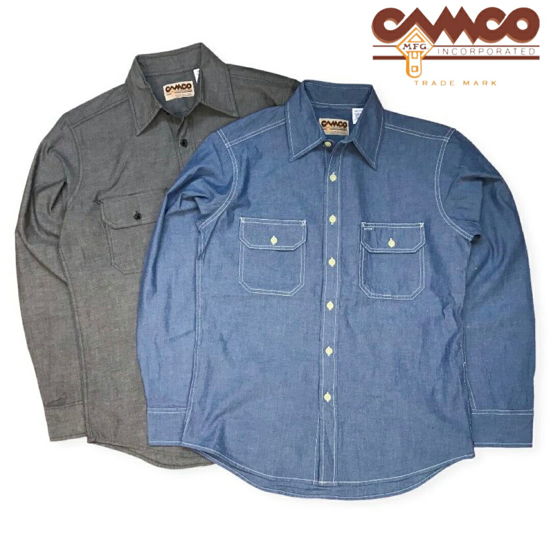 送料無料 CAMCO【カムコ】2 WORK L/S 長袖 シャンブレーシャツ ワークシャツ フラップポケット仕様 S-LL(XL) 長袖シャツ アメカジ メンズ(男性用)【smtb-m】
ITEMPRICE