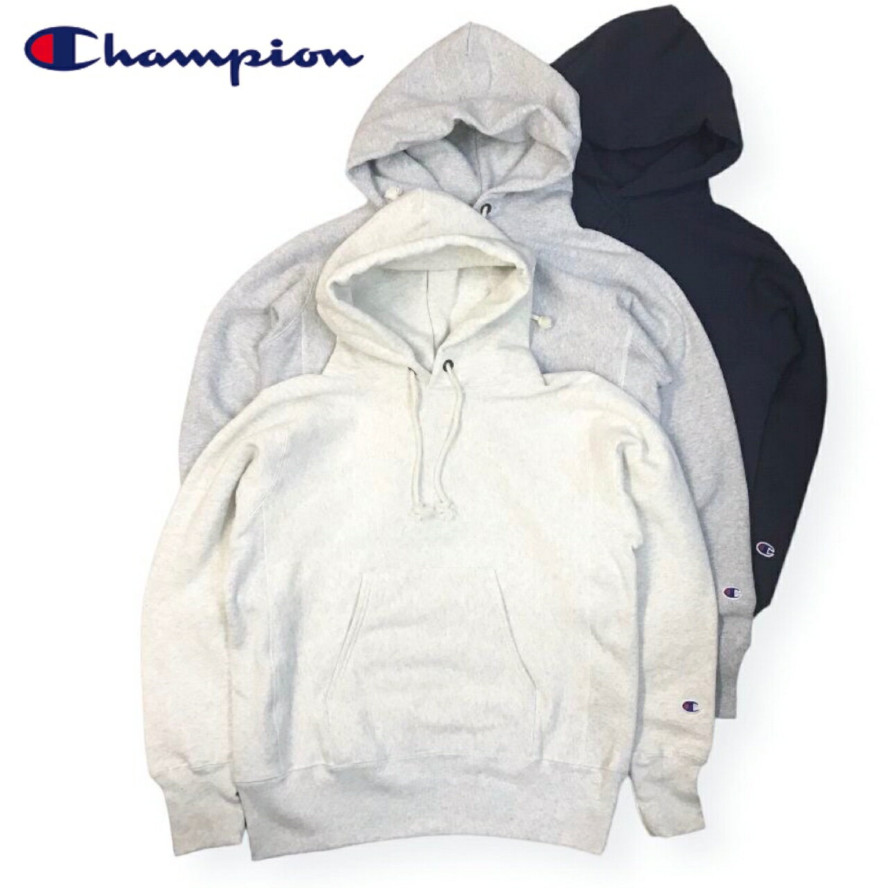 チャンピオン パーカー メンズ 送料無料 CHAMPION【チャンピオン】R/W HOODED 長袖 リバースウィーブ フードパーカ スウェット スエット メンズ(男性用)【smtb-m】