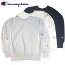 送料無料 CHAMPIONR/W CREW NECK SWEAT 長袖 リバースウィーブ スウェット スエット メンズ(男性用)