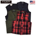 アメリカ製 送料無料 FILSON 20 MACKINAW WOOL VEST マッキーノウールベスト メンズ(男性用)